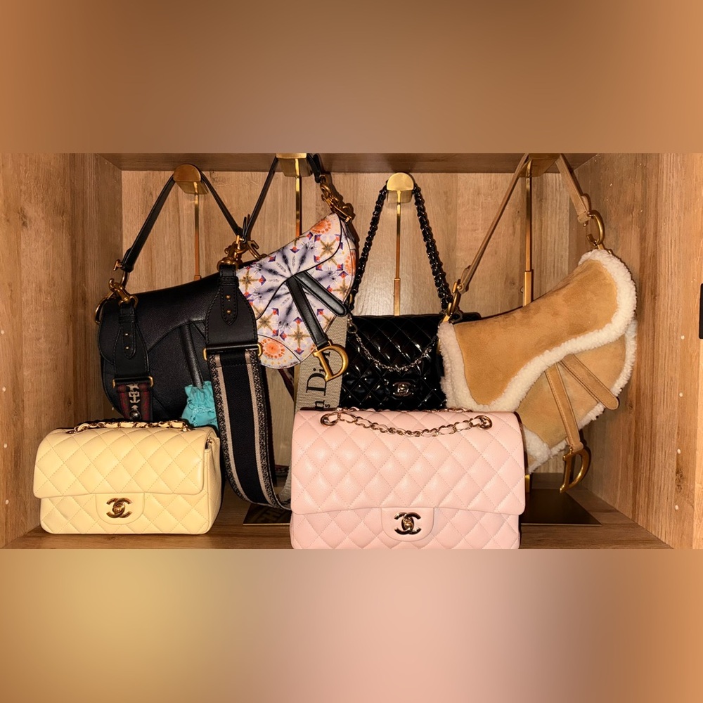 Dior Saddle Shearling Bag - Picture 6 of 7